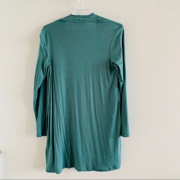 Lands End Lightweight Jersey Knit Long Cardigan - Picture 2 of 2